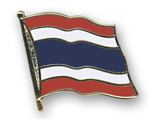 Bild von Flaggen-Pin Thailand-Fahne Flaggen-Pin Thailand-Flagge im Fahnenshop bestellen