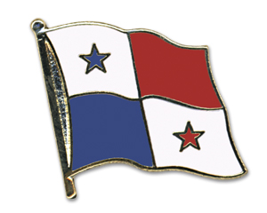 Bild von Flaggen-Pin Panama-Fahne Flaggen-Pin Panama-Flagge im Fahnenshop bestellen