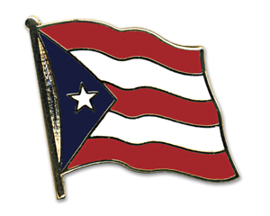 Bild von Flaggen-Pin Puerto Rico-Fahne Flaggen-Pin Puerto Rico-Flagge im Fahnenshop bestellen