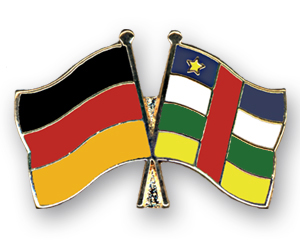 Bild von Freundschafts-Pin  Deutschland - Zentralafrikanische Republik-Fahne Freundschafts-Pin  Deutschland - Zentralafrikanische Republik-Flagge im Fahnenshop bestellen