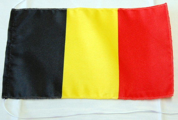 Bild von Tisch-Flagge Belgien-Fahne Tisch-Flagge Belgien-Flagge im Fahnenshop bestellen