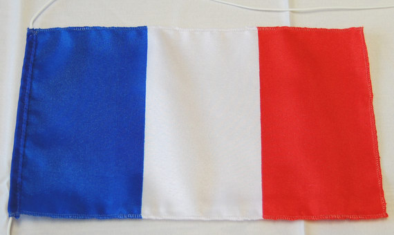 Bild von Tisch-Flagge Frankreich-Fahne Tisch-Flagge Frankreich-Flagge im Fahnenshop bestellen