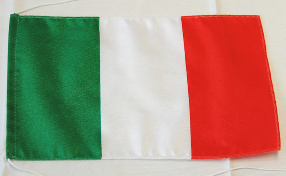 Bild von Tisch-Flagge Italien-Fahne Tisch-Flagge Italien-Flagge im Fahnenshop bestellen