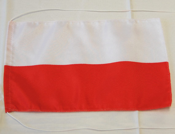 Bild von Tisch-Flagge Polen-Fahne Tisch-Flagge Polen-Flagge im Fahnenshop bestellen