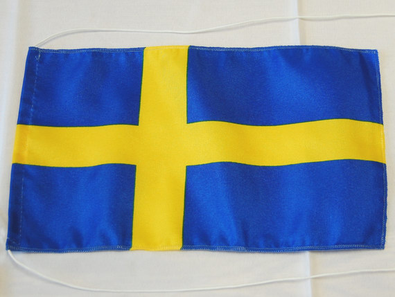 Bild von Tisch-Flagge Schweden-Fahne Tisch-Flagge Schweden-Flagge im Fahnenshop bestellen