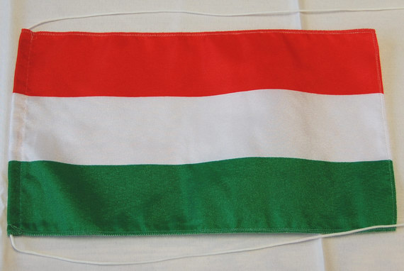 Bild von Tisch-Flagge Ungarn-Fahne Tisch-Flagge Ungarn-Flagge im Fahnenshop bestellen