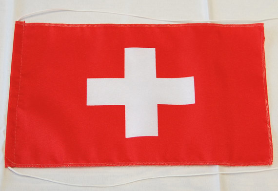Bild von Tisch-Flagge Schweiz-Fahne Tisch-Flagge Schweiz-Flagge im Fahnenshop bestellen