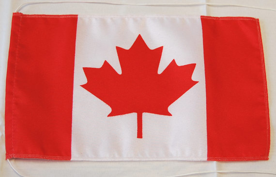 Bild von Tisch-Flagge Kanada-Fahne Tisch-Flagge Kanada-Flagge im Fahnenshop bestellen