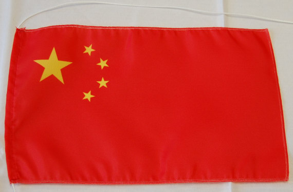 Bild von Tisch-Flagge China-Fahne Tisch-Flagge China-Flagge im Fahnenshop bestellen