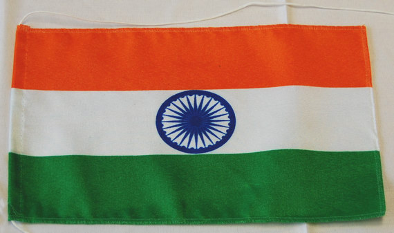 Bild von Tisch-Flagge Indien-Fahne Tisch-Flagge Indien-Flagge im Fahnenshop bestellen