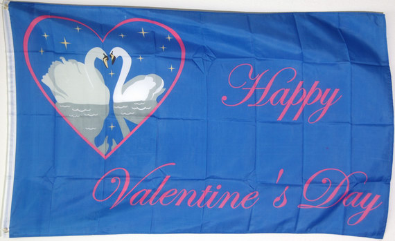 Bild von Flagge Happy Valentines Day-Fahne Flagge Happy Valentines Day-Flagge im Fahnenshop bestellen