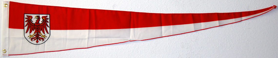 Bild von Wimpel Brandenburg  (150 x 30 cm)-Fahne Wimpel Brandenburg  (150 x 30 cm)-Flagge im Fahnenshop bestellen
