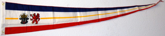 Bild von Wimpel Mecklenburg-Vorpommern  (150 x 30 cm)-Fahne Wimpel Mecklenburg-Vorpommern  (150 x 30 cm)-Flagge im Fahnenshop bestellen
