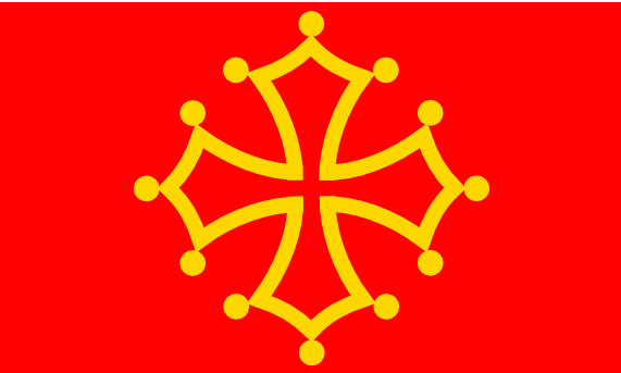 Bild von Flagge der Midi-Pyrénées-Fahne Flagge der Midi-Pyrénées-Flagge im Fahnenshop bestellen