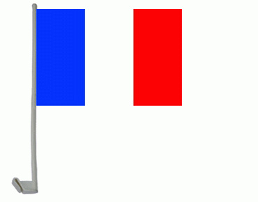 2 Stk Set Autofahne Frankreich Autoflagge Carflag Fahne  2 tlg Flagge Neu 