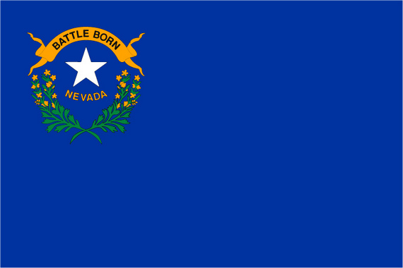 Bild von USA - Bundesstaat Nevada-Fahne USA - Bundesstaat Nevada-Flagge im Fahnenshop bestellen
