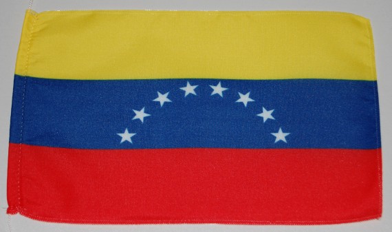 Bild von Tisch-Flagge Venezuela-Fahne Tisch-Flagge Venezuela-Flagge im Fahnenshop bestellen