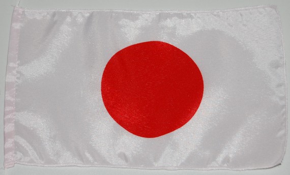 Bild von Tisch-Flagge Japan-Fahne Tisch-Flagge Japan-Flagge im Fahnenshop bestellen