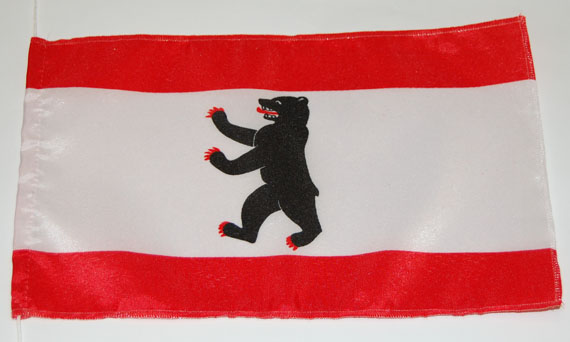 Tischflagge Bernau bei Berlin Fahne Flagge 10 x 15 cm 