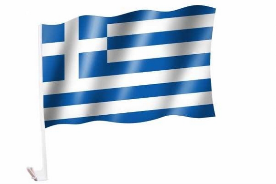 Bild von Autoflagge Griechenland-Fahne Autoflagge Griechenland-Flagge im Fahnenshop bestellen