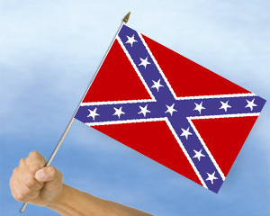 Bild von Stockflagge Südstaaten  (45 x 30 cm)-Fahne Stockflagge Südstaaten  (45 x 30 cm)-Flagge im Fahnenshop bestellen