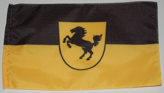 Bild von Tisch-Flagge Stuttgart-Fahne Tisch-Flagge Stuttgart-Flagge im Fahnenshop bestellen