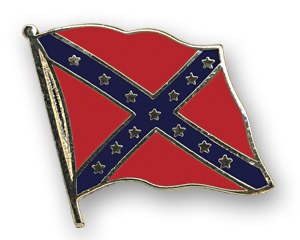 Bild von Flaggen-Pin Südstaaten-Fahne Flaggen-Pin Südstaaten-Flagge im Fahnenshop bestellen