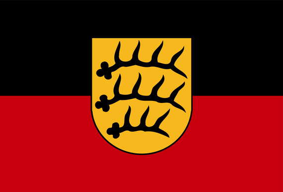 Bild von Flagge Württemberg  (90 x 60 cm) Premium-Fahne Flagge Württemberg  (90 x 60 cm) Premium-Flagge im Fahnenshop bestellen