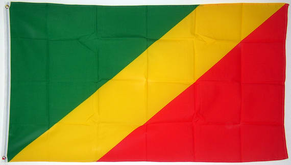 Bild von Flagge Kongo, Republik-Fahne Kongo, Republik-Flagge im Fahnenshop bestellen
