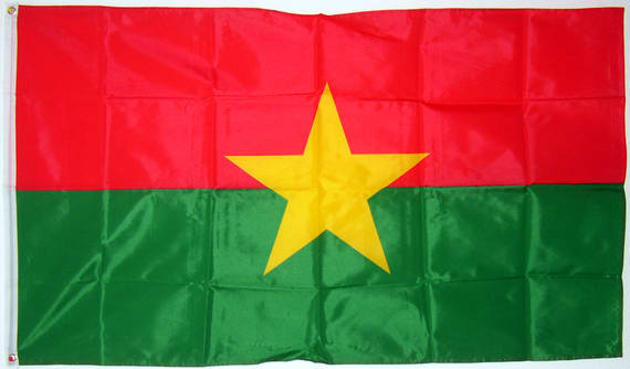 Bild von Flagge Burkina Faso-Fahne Burkina Faso-Flagge im Fahnenshop bestellen
