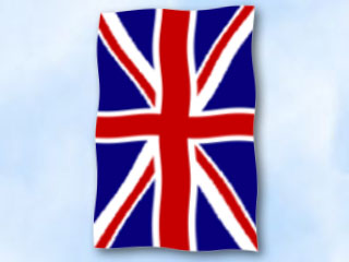 Bild von Flagge Großbritannien  im Hochformat (Glanzpolyester)-Fahne Flagge Großbritannien  im Hochformat (Glanzpolyester)-Flagge im Fahnenshop bestellen