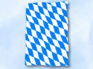 Bild von Flagge Bayern Raute  im Hochformat (Glanzpolyester)-Fahne Flagge Bayern Raute  im Hochformat (Glanzpolyester)-Flagge im Fahnenshop bestellen