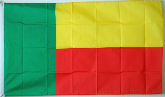 Bild von Flagge Benin-Fahne Benin-Flagge im Fahnenshop bestellen