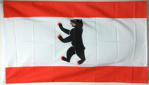 Bild von Landesfahne Berlin-Fahne Landesfahne Berlin-Flagge im Fahnenshop bestellen