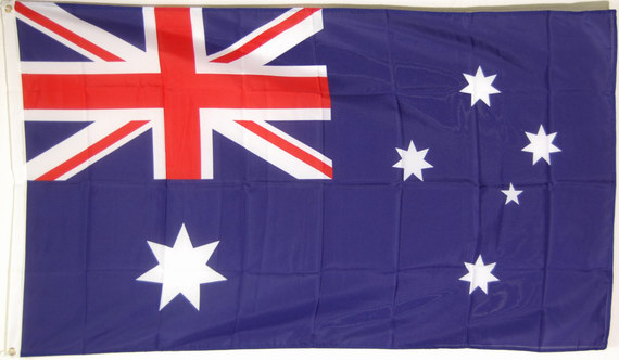 Bild von Flagge Australien in der Qualität Sturmflagge-Fahne Australien in der Qualität Sturmflagge-Flagge im Fahnenshop bestellen