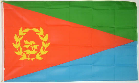 Bild von Flagge Eritrea-Fahne Eritrea-Flagge im Fahnenshop bestellen