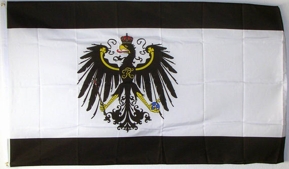 Bild von Flagge des Königreich Preußen (1892-1918)-Fahne Flagge des Königreich Preußen (1892-1918)-Flagge im Fahnenshop bestellen