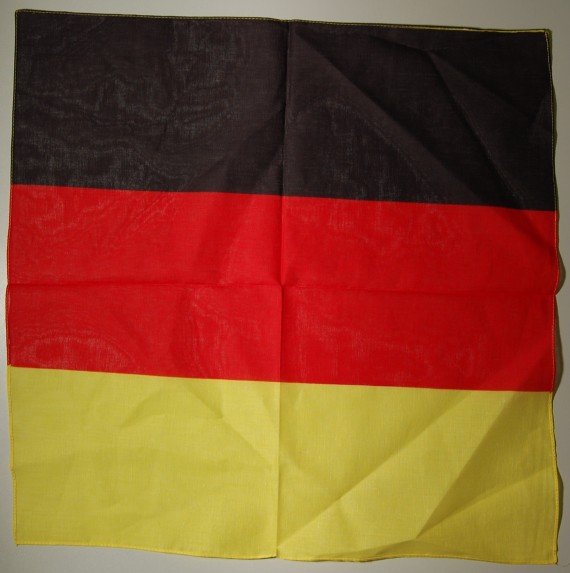 Bild von Baumwolltuch Deutschland  (50 x 50 cm)-Fahne Baumwolltuch Deutschland  (50 x 50 cm)-Flagge im Fahnenshop bestellen