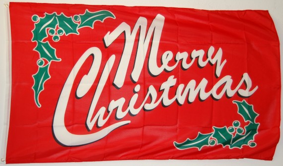 Bild von Flagge Merry Christmas-Fahne Flagge Merry Christmas-Flagge im Fahnenshop bestellen
