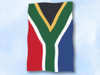 Bild von Flagge Südafrika  im Hochformat (Glanzpolyester)-Fahne Flagge Südafrika  im Hochformat (Glanzpolyester)-Flagge im Fahnenshop bestellen