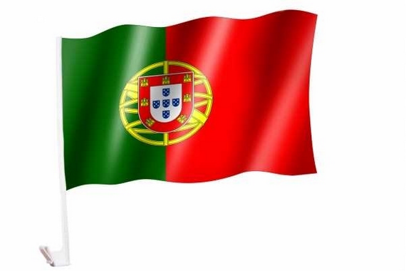 Bild von Autoflaggen Portugal - 2 Stück-Fahne Autoflaggen Portugal - 2 Stück-Flagge im Fahnenshop bestellen