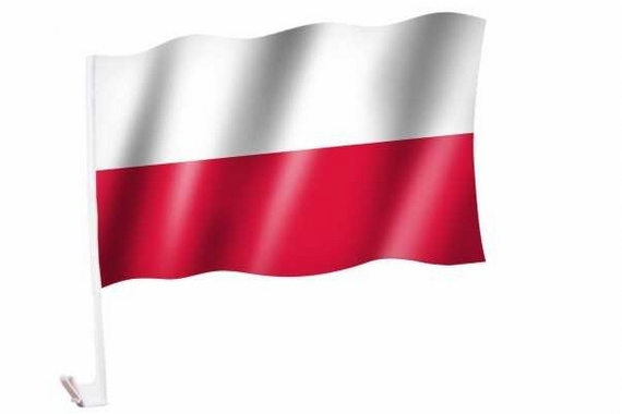 Bild von Autoflagge Polen-Fahne Autoflagge Polen-Flagge im Fahnenshop bestellen