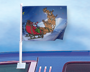 Bild von Autoflagge Weihnachtsmann-Fahne Autoflagge Weihnachtsmann-Flagge im Fahnenshop bestellen