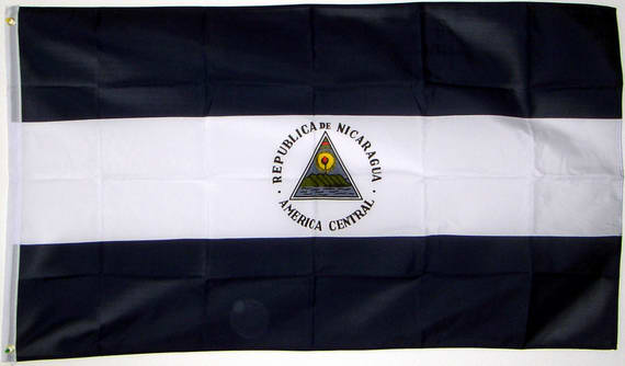 Bild von Flagge Nicaragua-Fahne Nicaragua-Flagge im Fahnenshop bestellen