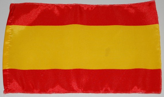 Bild von Tisch-Flagge Spanien-Fahne Tisch-Flagge Spanien-Flagge im Fahnenshop bestellen