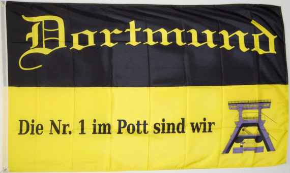 Bild von Fahne Dortmund - Die Nr.1 im Pott-Fahne Fahne Dortmund - Die Nr.1 im Pott-Flagge im Fahnenshop bestellen