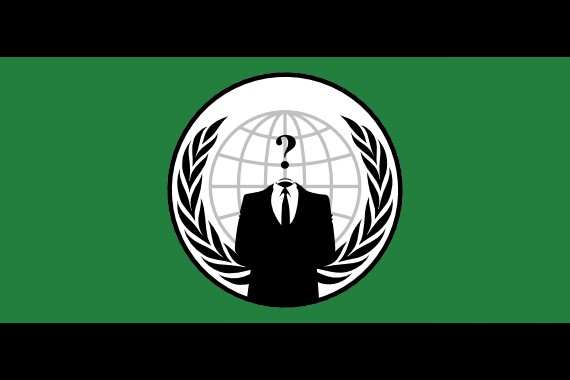 Bild von Anonymous Flagge Premium-Fahne Anonymous Flagge Premium-Flagge im Fahnenshop bestellen