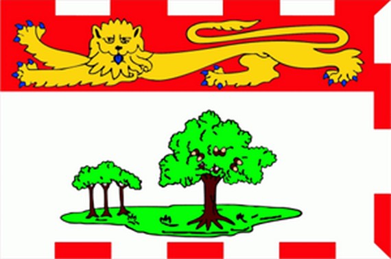 Bild von Kanada - Provinz Prince Edward Island-Fahne Kanada - Provinz Prince Edward Island-Flagge im Fahnenshop bestellen