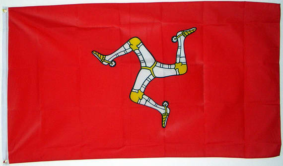 Bild von Flagge Isle of Man-Fahne Isle of Man-Flagge im Fahnenshop bestellen