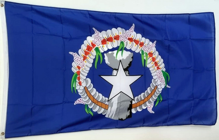 Bild von Flagge Nördliche Marianen-Fahne Nördliche Marianen-Flagge im Fahnenshop bestellen